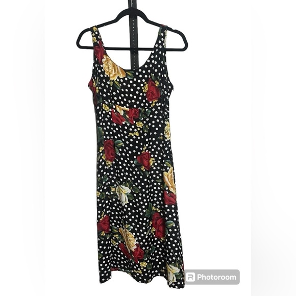 XOXO In America And Abroad Floral/Polkadot Dress Sz 11/12 - Picture 1 of 8